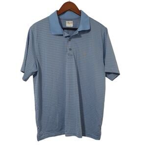 IZOD Golf Activewear Top Men's Blue L Moisture-Wicking Polyester Polo